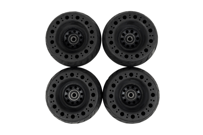 airless rubber electric skateboard wheels